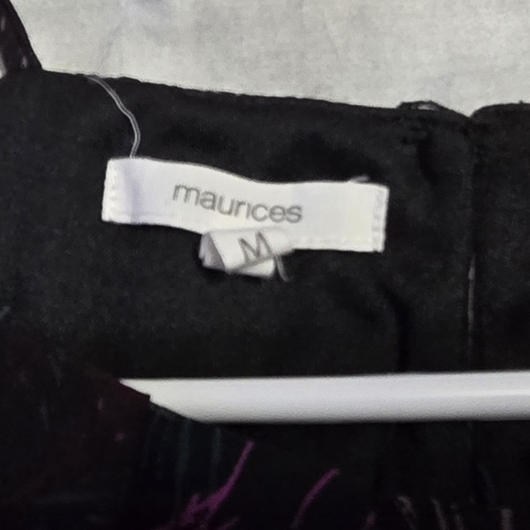 Maurices Black and Purple Feather Mini Dress - Picture 5 of 5